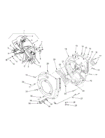 Impeller Assembly parts for Yard-Man Chipper-Shredder & Vac 24A-203B401 / 2000 from AppliancePartsPros.com