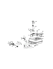 170-C0a-11 Fuel Tank & Mounting parts for Yard-Man Blower 24A-67M3001 / 2012 from AppliancePartsPros.com