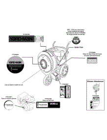Label Map 24A-67M3001 parts for Yard-Man Blower 24A-67M3001 / 2012 from AppliancePartsPros.com