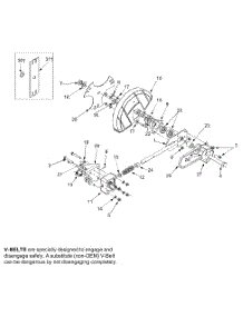 Spindle Assembly parts for Yard-Man Edger 25A-551B401 / 2003 from AppliancePartsPros.com