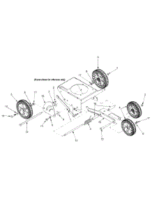 Wheel Assembly parts for Yard-Man Edger 25A-551B401 / 2003 from AppliancePartsPros.com