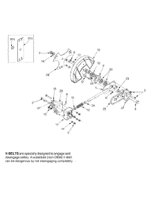 Spindle Assembly parts for Yard-Man Edger 25A-552A701 / 2004 from AppliancePartsPros.com