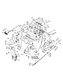Handle Assembly parts for Yard-Man Snow Thrower 315E633E401 / 1995 from AppliancePartsPros.com