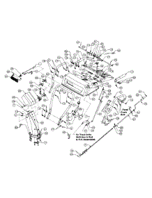 Handle Assembly parts for Yard-Man Snow Thrower 315E733E401 / 1995 from AppliancePartsPros.com