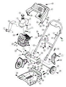 Frame And Handle Group parts for Yard-Man Snow Thrower 317E262-401 / 1997 from AppliancePartsPros.com