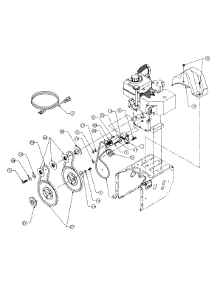 Engine And V-Belts parts for Yard-Man Snow Thrower 317E733E401 / 1997 from AppliancePartsPros.com
