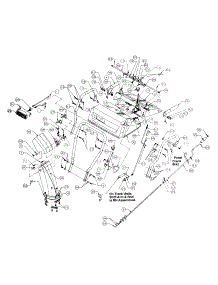 Handle Assembly parts for Yard-Man Snow Thrower 317E733E401 / 1997 from AppliancePartsPros.com
