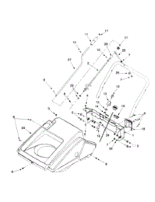 Cover & Dash parts for Yard-Man Snow Thrower 31AE162-401 / 1999 from AppliancePartsPros.com