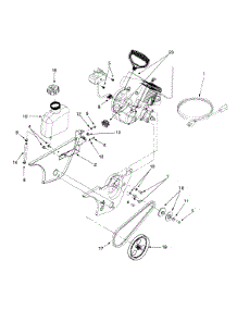Drive Assembly  /  Fuel Tank parts for Yard-Man Snow Thrower 31AE162-401 / 1999 from AppliancePartsPros.com