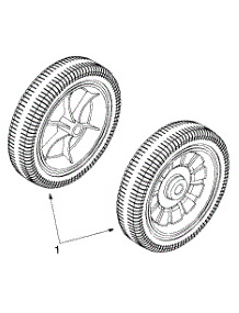 Wheel Assembly parts for Yard-Man Snow Thrower 31AE162-401 / 1999 from AppliancePartsPros.com