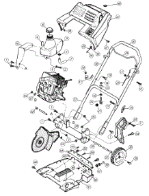 General Assembly parts for Yard-Man Snow Thrower 31AE262-401 / 1998 from AppliancePartsPros.com