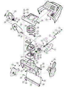 Housing parts for Yard-Man Snow Thrower 31AE262-401 / 1998 from AppliancePartsPros.com