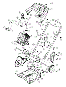 Frame And Handle parts for Yard-Man Snow Thrower 31AE262-401 / 1999 from AppliancePartsPros.com