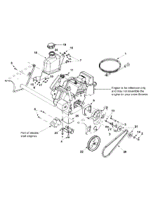 Drive & Fuel Tank parts for Yard-Man Snow Thrower 31AE285-401 / 2002 from AppliancePartsPros.com