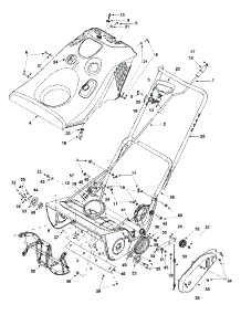 General Assembly parts for Yard-Man Snow Thrower 31AE295-401 / 2002 from AppliancePartsPros.com