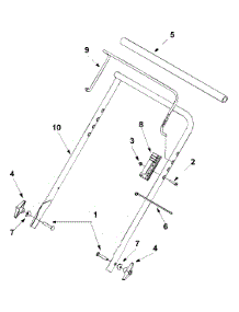 Handle parts for Yard-Man Snow Thrower 31AE295-401 / 2002 from AppliancePartsPros.com