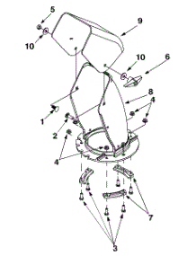 Shute parts for Yard-Man Snow Thrower 31AE295-401 / 2003 from AppliancePartsPros.com