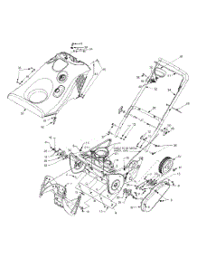 General Assembly parts for Yard-Man Snow Thrower 31AE295-401 / 2004 from AppliancePartsPros.com