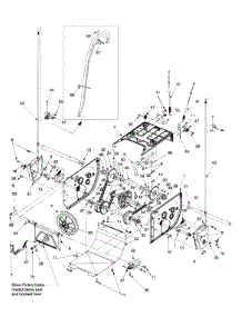 Frame Assembly parts for Yard-Man Snow Thrower 31AE553F401 / 1999 from AppliancePartsPros.com