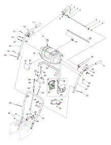 Handle parts for Yard-Man Snow Thrower 31AE5KLF701 / 2005 from AppliancePartsPros.com