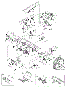 Drive Assembly parts for Yard-Man Snow Thrower 31AE5KLF801 / 2005-2 from AppliancePartsPros.com
