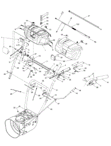 Handle & Control Assembly parts for Yard-Man Snow Thrower 31AE5KLF801 / 2005-2 from AppliancePartsPros.com