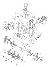 Blower Housing Assembly parts for Yard-Man Snow Thrower 31AE5KLF801 / 2006 from AppliancePartsPros.com