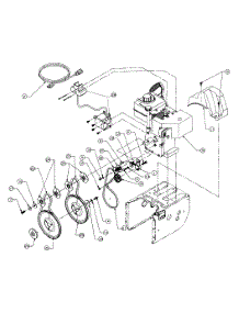 Engine And V-Belts 31Ae663h parts for Yard-Man Snow Thrower 31AE663H401 / 1999 from AppliancePartsPros.com