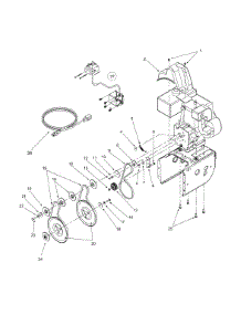 Engine & V-Belts (Part 2) parts for Yard-Man Snow Thrower 31AE663H401 / 2000 from AppliancePartsPros.com