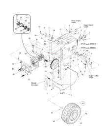 Frame Assembly parts for Yard-Man Snow Thrower 31AE663H401 / 2000 from AppliancePartsPros.com