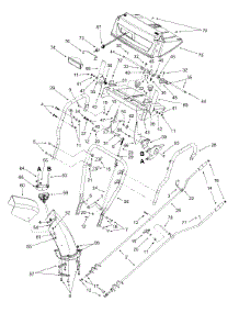 Handle Assembly parts for Yard-Man Snow Thrower 31AE663H401 / 2000 from AppliancePartsPros.com