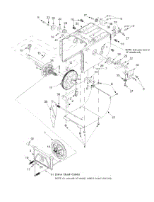Frame Assembly parts for Yard-Man Snow Thrower 31AE663H401 / 2001 from AppliancePartsPros.com