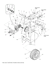 Drive & Frame parts for Yard-Man Snow Thrower 31AE663H401 / 2002 from AppliancePartsPros.com