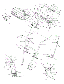 Handle & Chute parts for Yard-Man Snow Thrower 31AE663H401 / 2003 from AppliancePartsPros.com