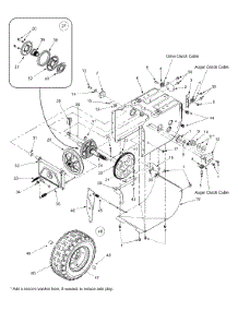 Frame parts for Yard-Man Snow Thrower 31AE663H401 / 2004 from AppliancePartsPros.com