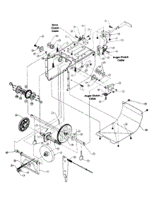 Frame Assembly parts for Yard-Man Snow Thrower 31AE6B3H401 / 1999 from AppliancePartsPros.com