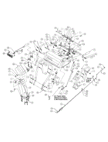 Handle & Chute parts for Yard-Man Snow Thrower 31AE753F401 / 1998 from AppliancePartsPros.com