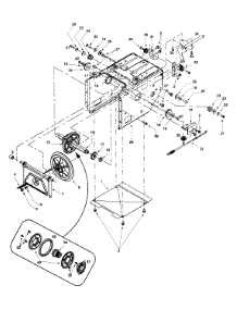 Frame Assembly parts for Yard-Man Snow Thrower 31AE753F401 / 1999 from AppliancePartsPros.com