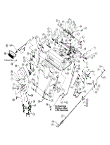 Handle Assembly parts for Yard-Man Snow Thrower 31AE753F401 / 1999 from AppliancePartsPros.com