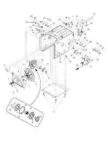 Drive & Frame parts for Yard-Man Snow Thrower 31AE763G401 / 2002 from AppliancePartsPros.com