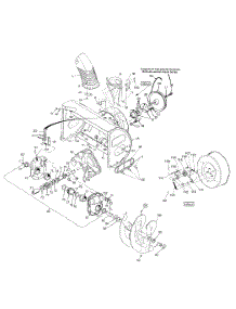 General Assembly parts for Yard-Man Snow Thrower 31AE993I401 / 1998 from AppliancePartsPros.com