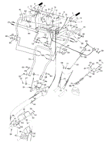 Handle Assembly parts for Yard-Man Snow Thrower 31AE993I401 / 1998 from AppliancePartsPros.com