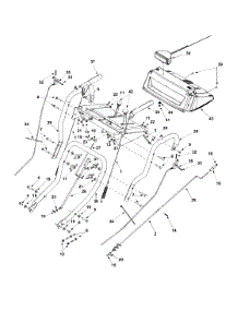 Handle & Controls Assembly parts for Yard-Man Snow Thrower 31AE993I401 / 2001 from AppliancePartsPros.com