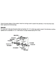 Planetary Ball Bearings (S / N Xxxxx - Xxxxx) parts for Yard-Man Snow Thrower 31AE993I401 / 2001 from AppliancePartsPros.com