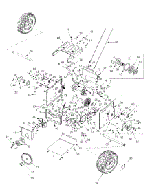 Frame parts for Yard-Man Snow Thrower 31AE993I401 / 2004 from AppliancePartsPros.com