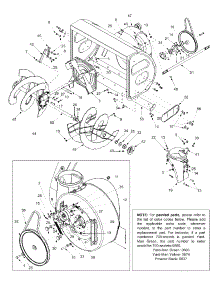 General Assembly parts for Yard-Man Snow Thrower 31AE993J401 / 2002 from AppliancePartsPros.com