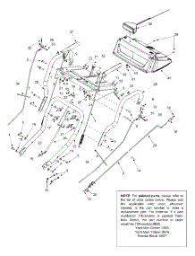Handle parts for Yard-Man Snow Thrower 31AE993J401 / 2002 from AppliancePartsPros.com