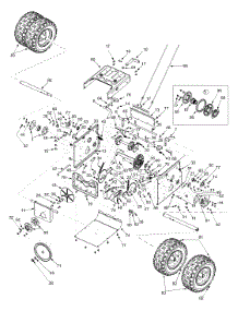 Drive Assembly parts for Yard-Man Snow Thrower 31AE993J401 / 2003 from AppliancePartsPros.com
