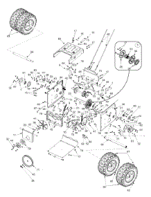 Frame parts for Yard-Man Snow Thrower 31AE993J401 / 2004 from AppliancePartsPros.com