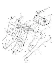 Handle parts for Yard-Man Snow Thrower 31AE993J401 / 2004 from AppliancePartsPros.com